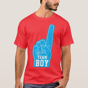 ベビー性別が発表パーティーチームの男の子 Tシャツ