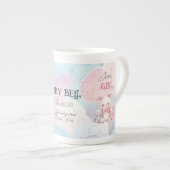 ベビー性別による専門分野の表示 ボーンチャイナマグカップ (正面右)