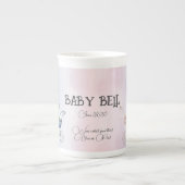 ベビー性別による専門分野の表示 ボーンチャイナマグカップ (正面)