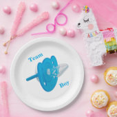 ベビー性別のリビールパーティー – チームボーイ ペーパープレート (パーティー)