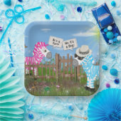 ベビー性別の表示パーティー ペーパープレート (パーティー)