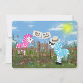 ベビー性別の表示パーティー 招待状 (正面)