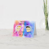 ベビー性別発表パーティー招待状 招待状 (正面)