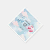 ベビー性別表示 スタンダードカクテルナプキン (角)