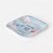 ベビー性別表示 ペーパープレート (傾斜あり)