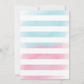 ベビー性別Leveal Twinkle Little Star Inv 招待状 (裏面)