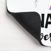 ベビー性明らかにピンクまたは青のナナあなたを愛 マウスパッド (コーナー)