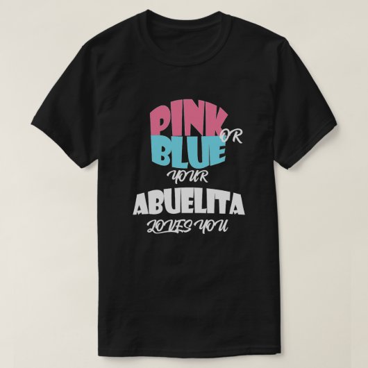 ベビー性ABUELITA分類のリビール Tシャツ (デザイン正面)