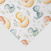 ベビー恐竜と赤ちゃんシャワー 薄葉紙 (詳細)