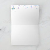 *~*ベビー恐竜のベビーシャワーありがとう カード (内部)