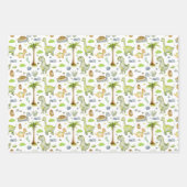 ベビー恐竜の孵化卵 ラッピングペーパーシート (正面)