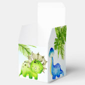 ベビー恐竜の幼児の誕生日パーティーのお願いボックス フェイバーボックス (オープン)