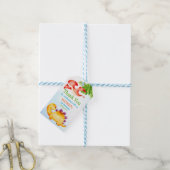 ベビー恐竜の幼児の誕生日パーティーの好意 ギフトタグ (より糸付き)