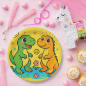 ベビー恐竜をテーマにした紙プレート ペーパープレート (パーティー)