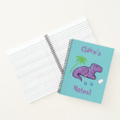 ベビー恐竜イグアノドン ノートブック (内部)