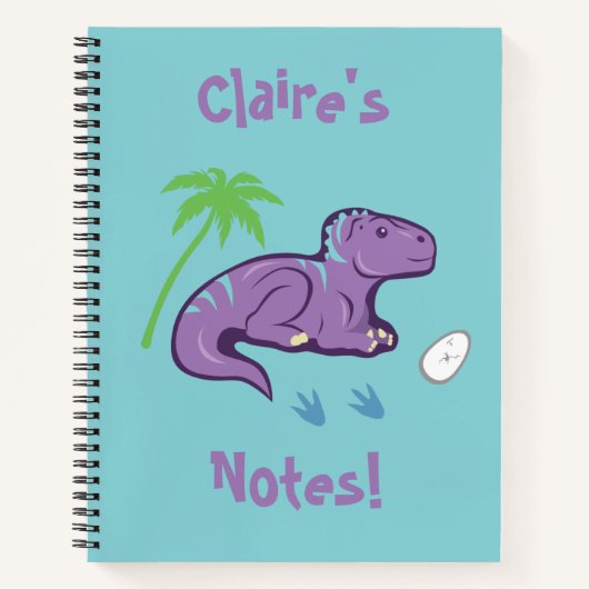 ベビー恐竜イグアノドン ノートブック (正面)