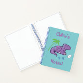 ベビー恐竜イグアノドン ノートブック (内部)