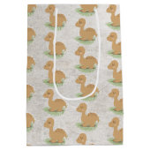 ベビー恐竜オンリーフベビーギフト ミディアムペーパーバッグ (裏面)