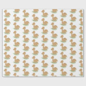 ベビー恐竜オンリーフ ラッピングペーパー (フラット)