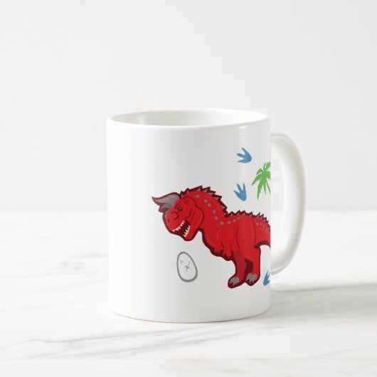 ベビー恐竜カルノタウロス コーヒーマグカップ (正面右)