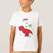 ベビー恐竜カルノタウロス Tシャツ (正面)