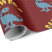 ベビー恐竜デザイン – マットラッピング紙 ラッピングペーパー (ロールコーナー)