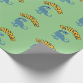 ベビー恐竜デザイン – マットラッピング紙 ラッピングペーパー (角)