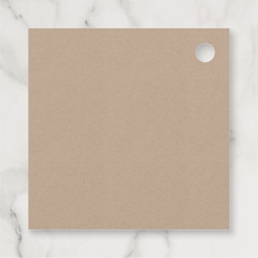 ベビー恐竜ベビーシャワーメッセージカード フェイバータグ (裏面)