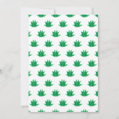 ベビー恐竜ボーイアンドガールジョイント誕生日 招待状 (裏面)