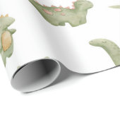 ベビー恐竜ラッピング紙 ラッピングペーパー (ロールコーナー)