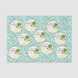 ベビー恐竜孵化卵かわいい男の子の女の子シャワー 薄葉紙