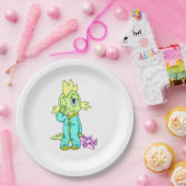 ベビー恐竜 ペーパープレート (パーティー)