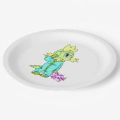 ベビー恐竜 ペーパープレート (アングル)