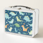 ベビー恐竜 メタルランチボックス (正面)