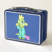 ベビー恐竜 メタルランチボックス (裏面)