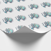 ベビー恐竜 ラッピングペーパー (角)