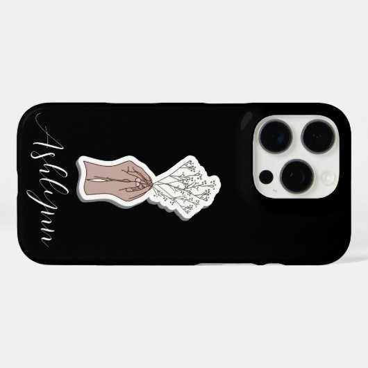 ベビー息の花iPhone / iPadケース Case-Mate iPhoneケース (裏面 (横))