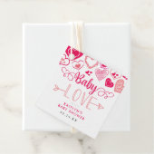 "ベビー愛"バレンタインデー赤ちゃんシャワー フェイバータグ (インサイチュ)