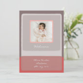 ベビー感謝してい歓迎ユー生まれたばかりのカード シーズンカード (スタンド正面)