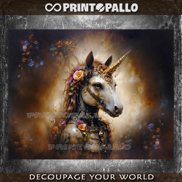 ベビー戦士ユニコーン花 薄葉紙