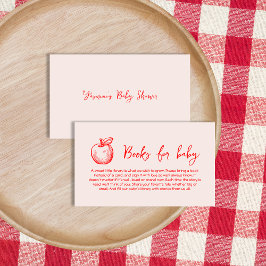 ベビー手描きリンゴ用書籍 エンクロージャーカード