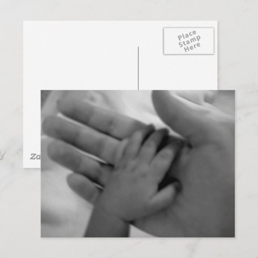ベビー手 ポストカード (正面/裏面)
