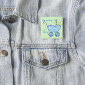 ベビー投票ボーイジェンダーリビールパーティーバッジPin 缶バッジ (インサイチュ)