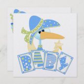 ベビー招待状 招待状 (正面/裏面)