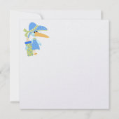 ベビー招待状 招待状 (裏面)