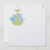 ベビー招待状 招待状 (裏面)