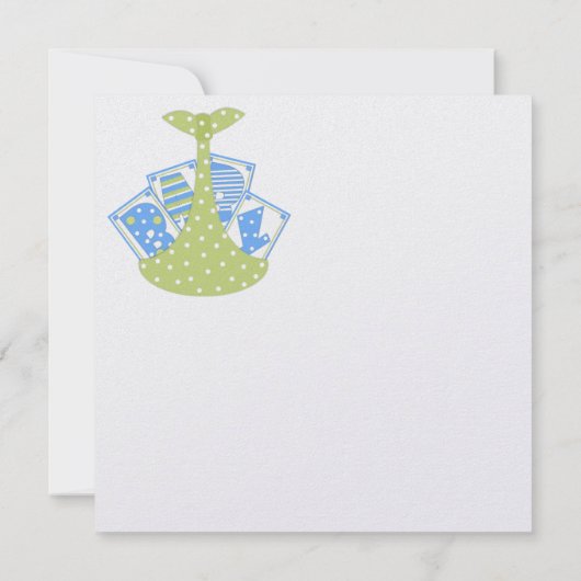 ベビー招待状 招待状 (裏面)