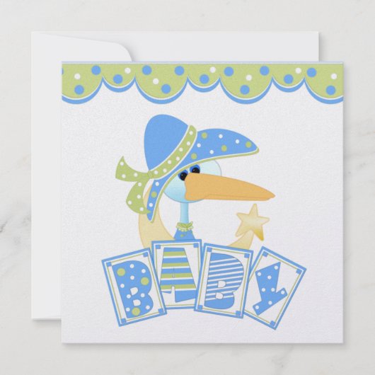 ベビー招待状 招待状 (正面)