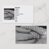 ベビー指の名刺 名刺 (正面/裏面)