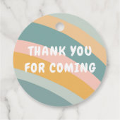 ベビー振りかけるかわいい雲レインボーサンキューユーカスタム フェイバータグ (裏面)